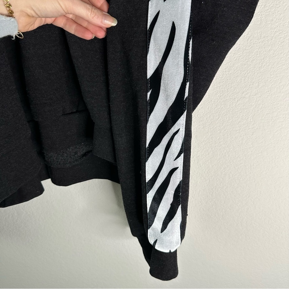 AVIATOR NATION ZEBRA STRIPE RELAXED FIT CREW SWEATSHIRT SZ S - Picture 3 of 8